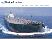 Tablet Screenshot of marinesolutionz.com